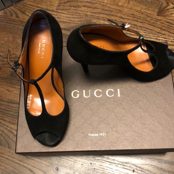 Gucci Platform Peep Toe Stilletto - Picture 4 of 10